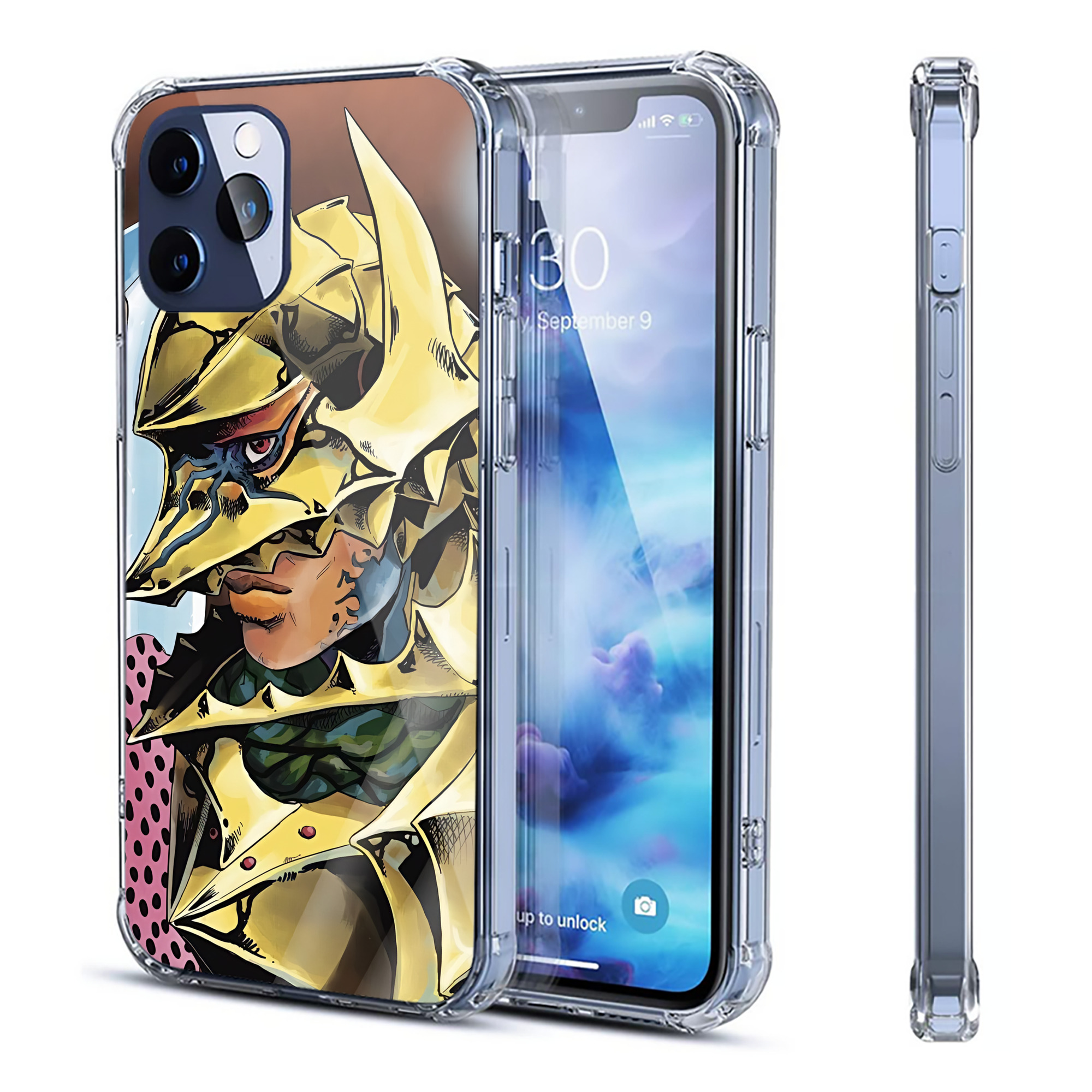 （画像用） 北斗の拳 Fist of the North Star 【iPhone 12シリーズ対応】透明スマホケース（クリアソフトケース）